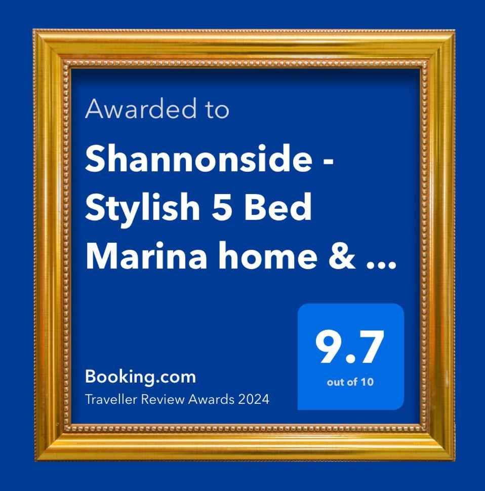 Shannonside - Stylish 5 Bed Marina Home & 40Ft Mooring Termonbarry Zewnętrze zdjęcie