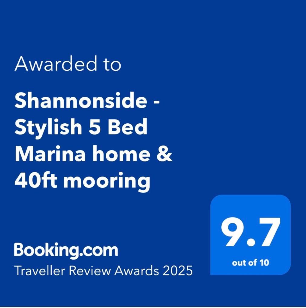 Shannonside - Stylish 5 Bed Marina Home & 40Ft Mooring Termonbarry Zewnętrze zdjęcie